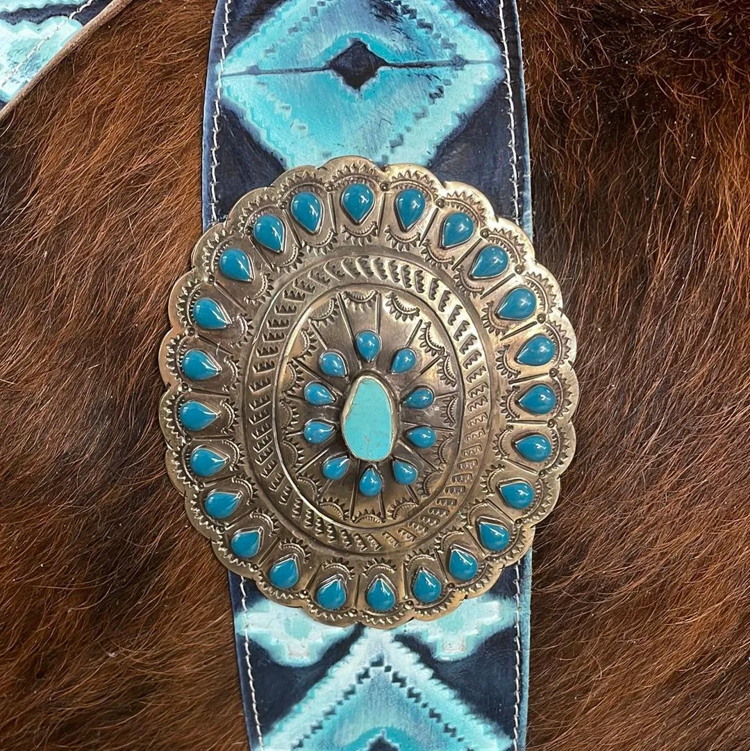 019 Oakley - Red Brindle w/ Glacier Park Navajo w/ Buckle