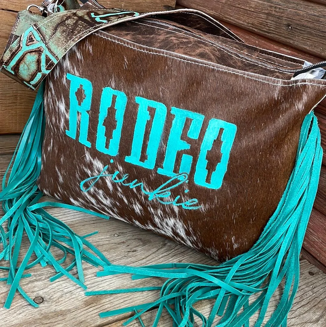 031 Maren - Longhorn w/ Handpainted Rodeo Junkie Design