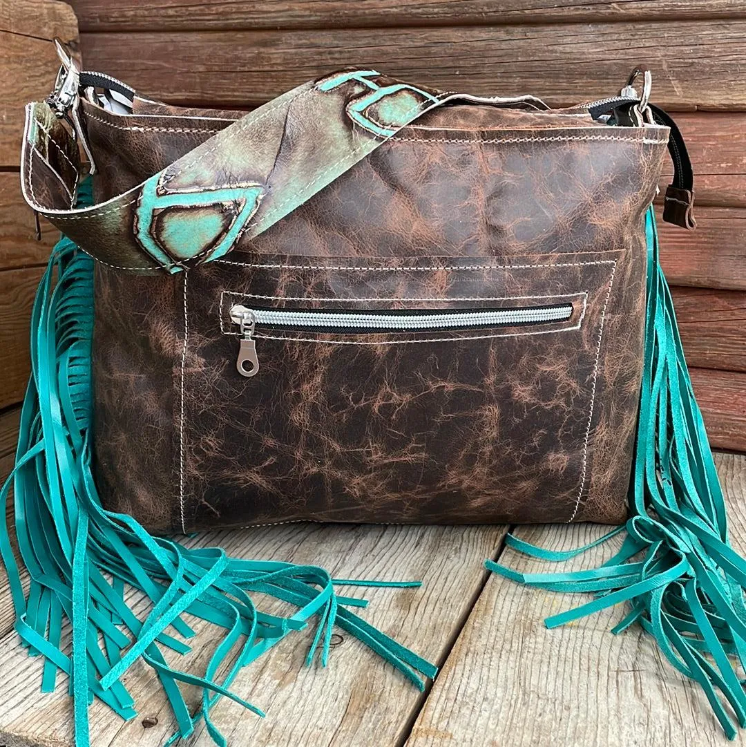 031 Maren - Longhorn w/ Handpainted Rodeo Junkie Design