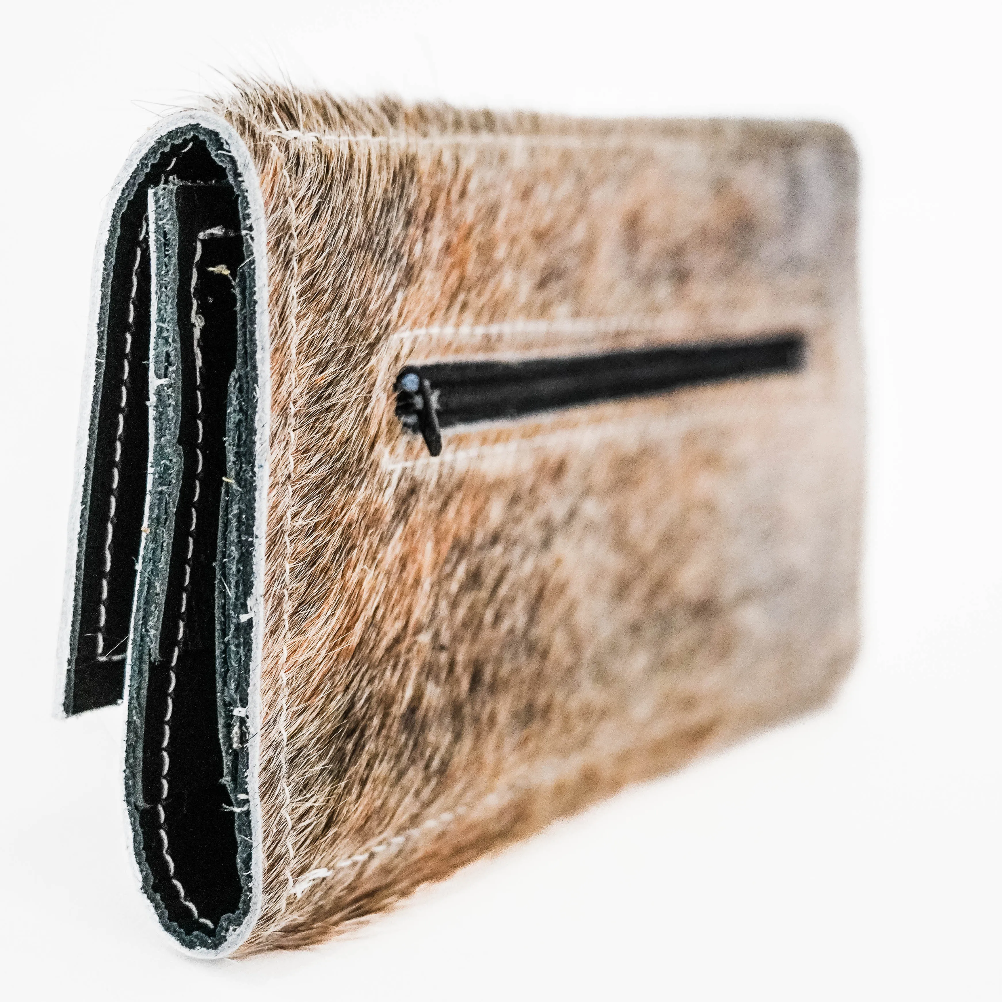 058 Kacey Wallet - Exotic Brindle