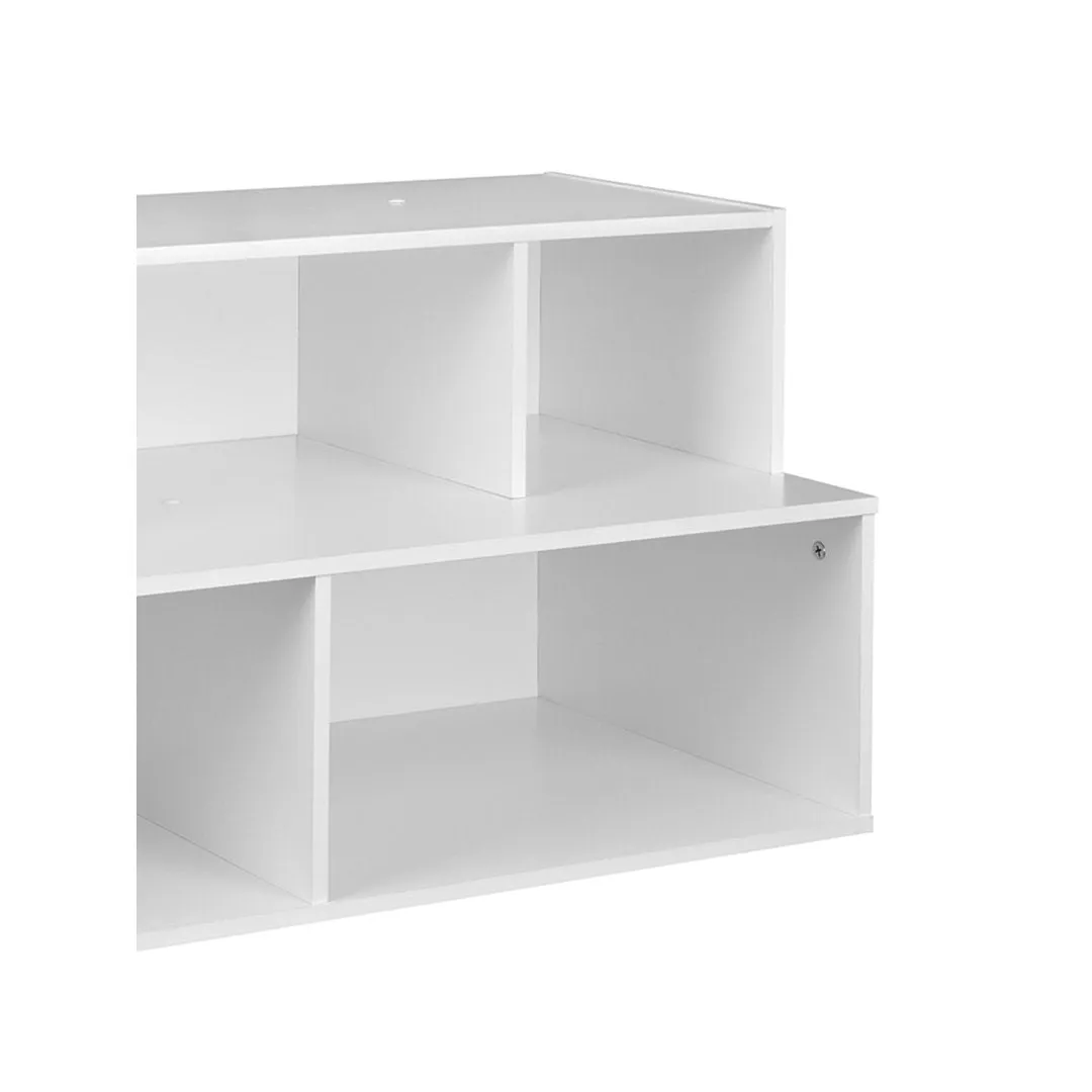10 Pair Stackable Shoe Rack ClosetMaid Finish: White