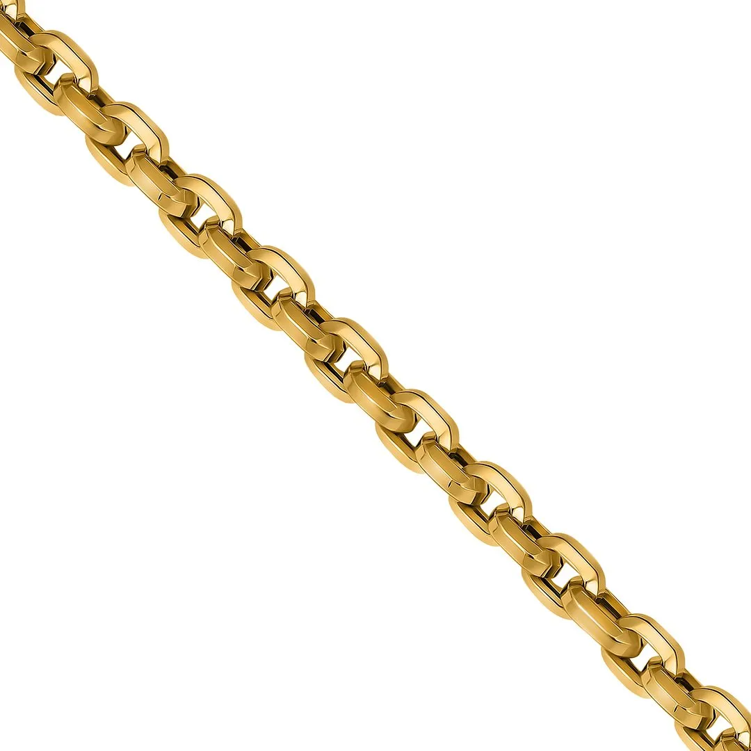 10k Yellow Gold Hermes Link Chain 4.5 mm