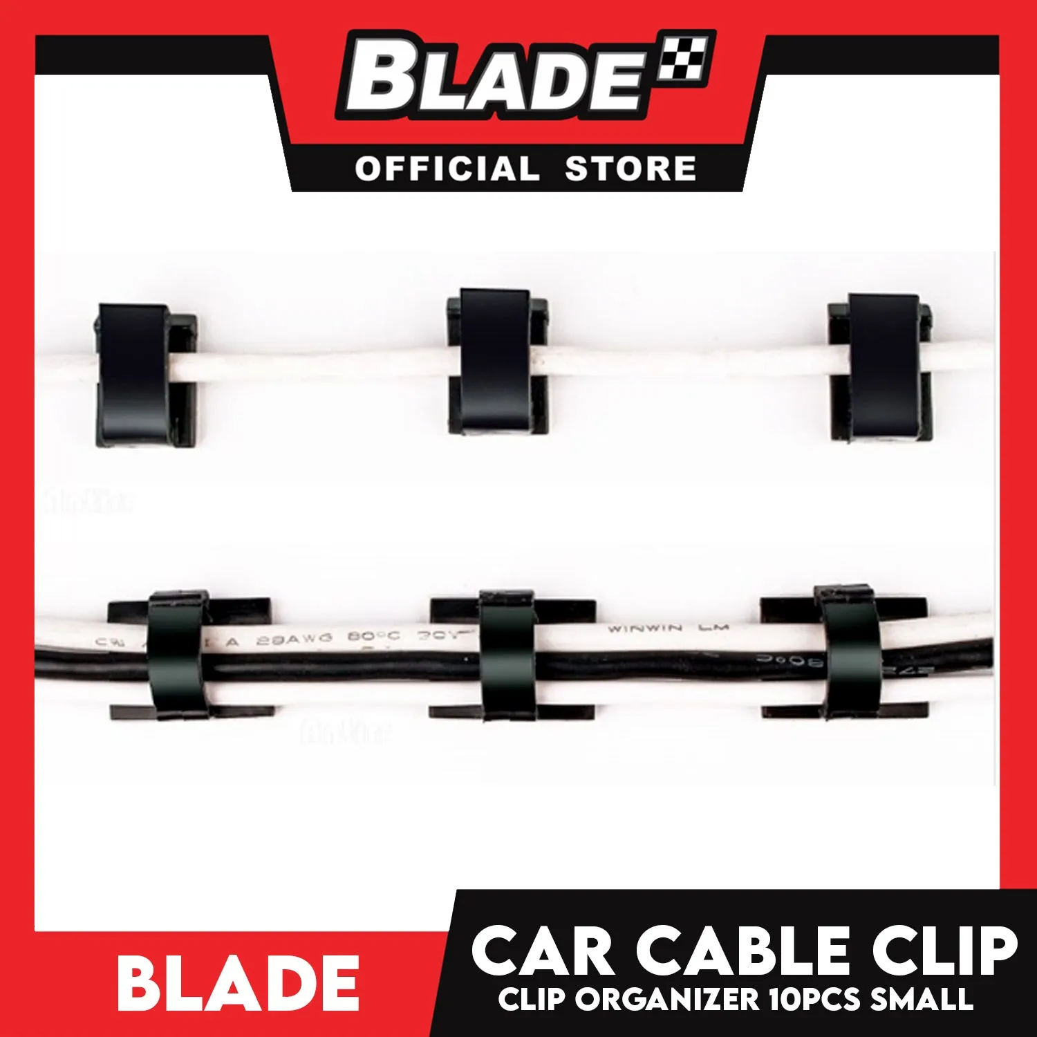 10pcs Small Car Cable Clip Organizer Cable Fixed Seat Self-adhesive Cable Clips Cord Organizer Holder Line Fixed Clamps
