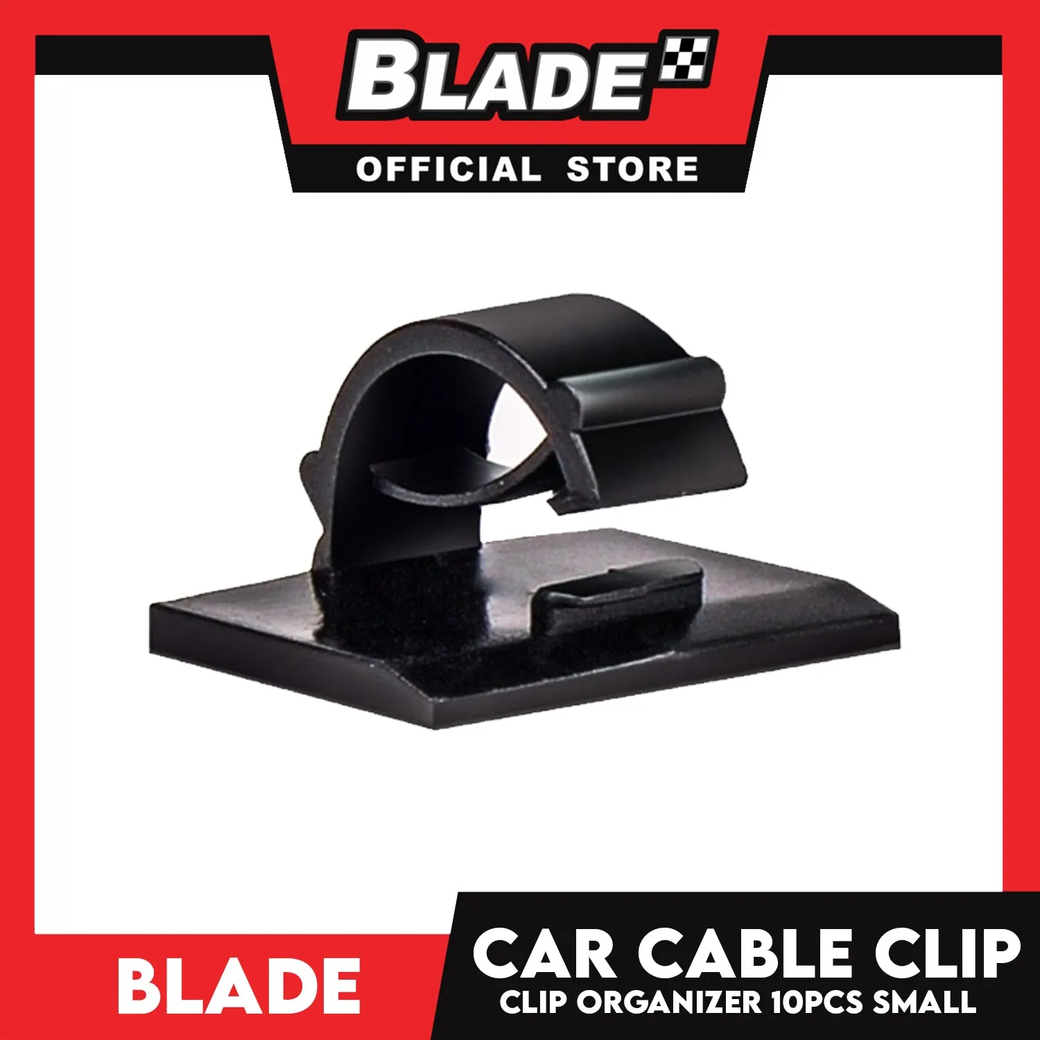 10pcs Small Car Cable Clip Organizer Cable Fixed Seat Self-adhesive Cable Clips Cord Organizer Holder Line Fixed Clamps