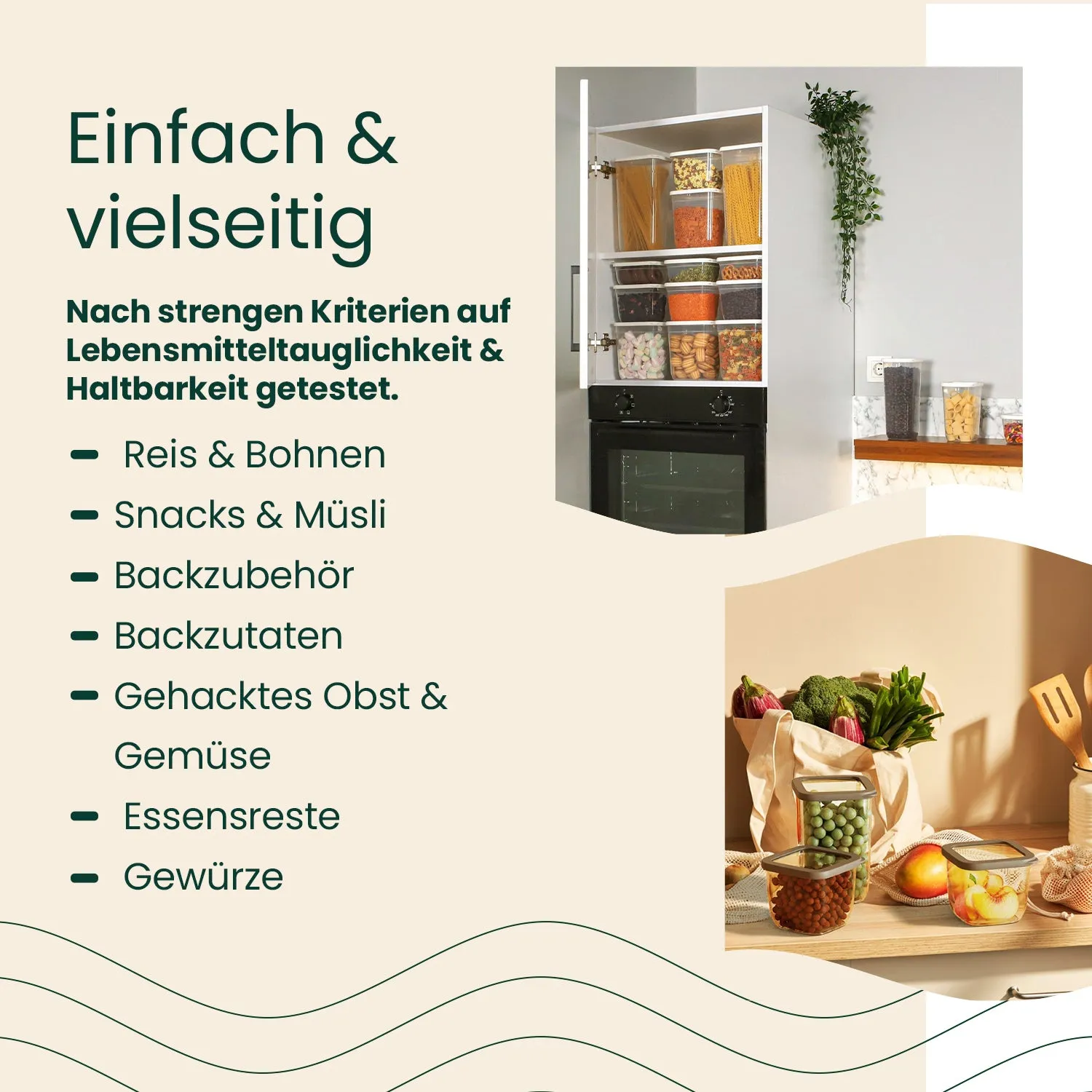 12x550 ml - Vorratsdosen mit Deckel