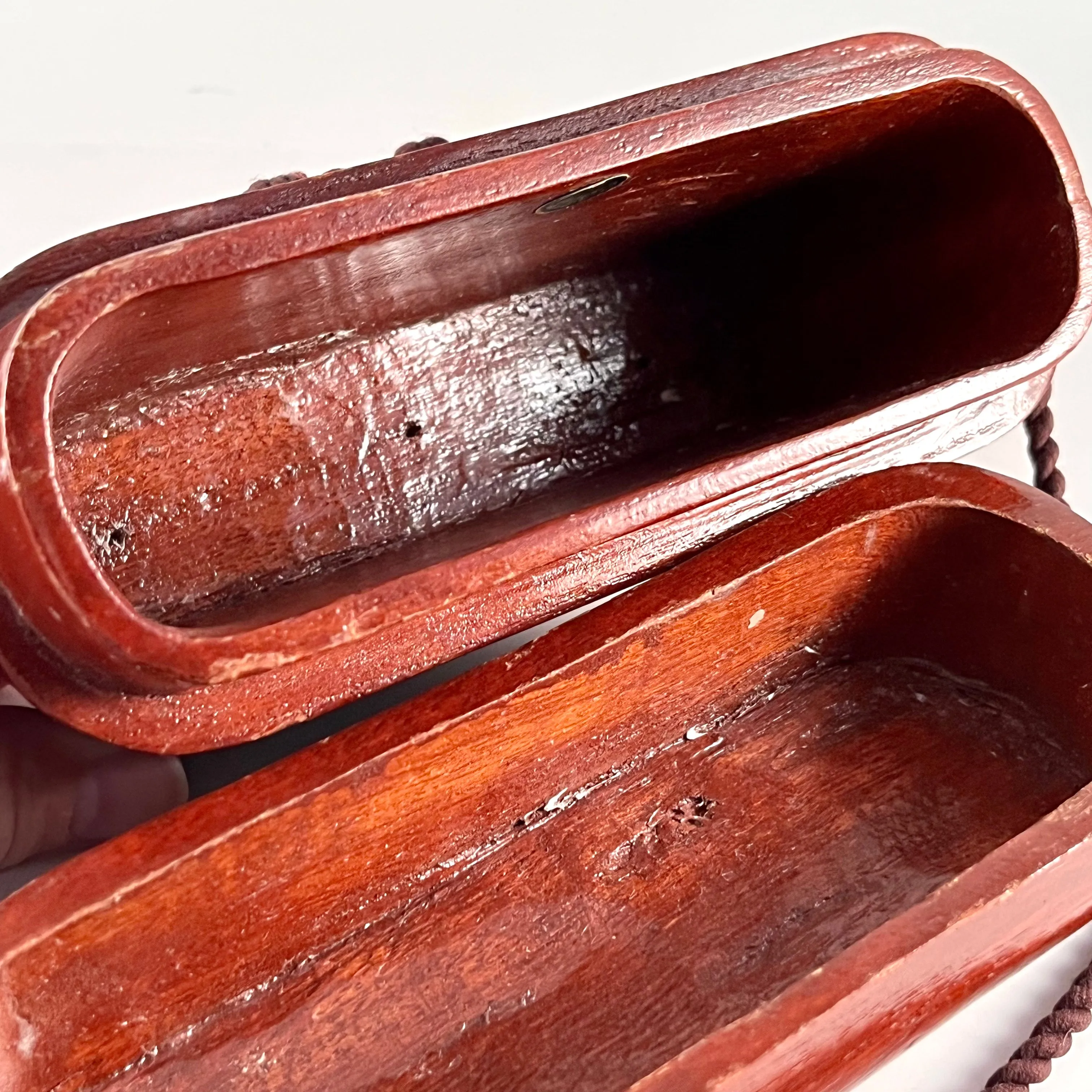 1970s Wooden Box Purse