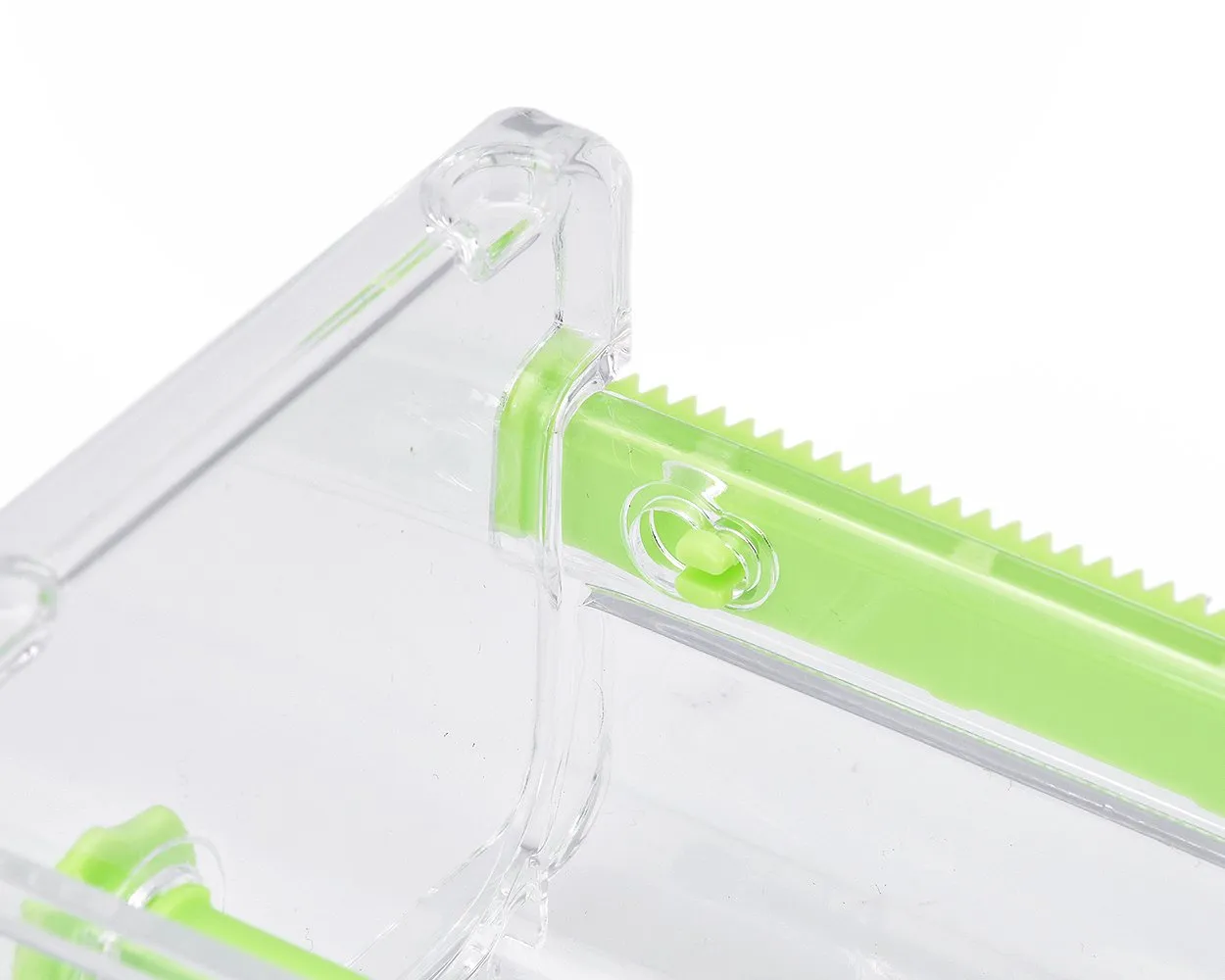 2 Pcs 1 Layer Washi Tape Dispensers - Transparent