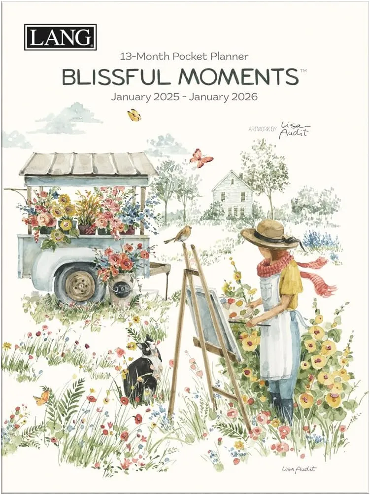 2025 Lang Monthly Pocket Planner - Blissful Moments