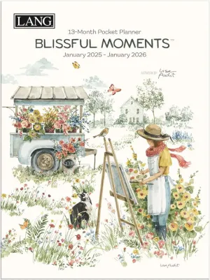 2025 Lang Monthly Pocket Planner - Blissful Moments