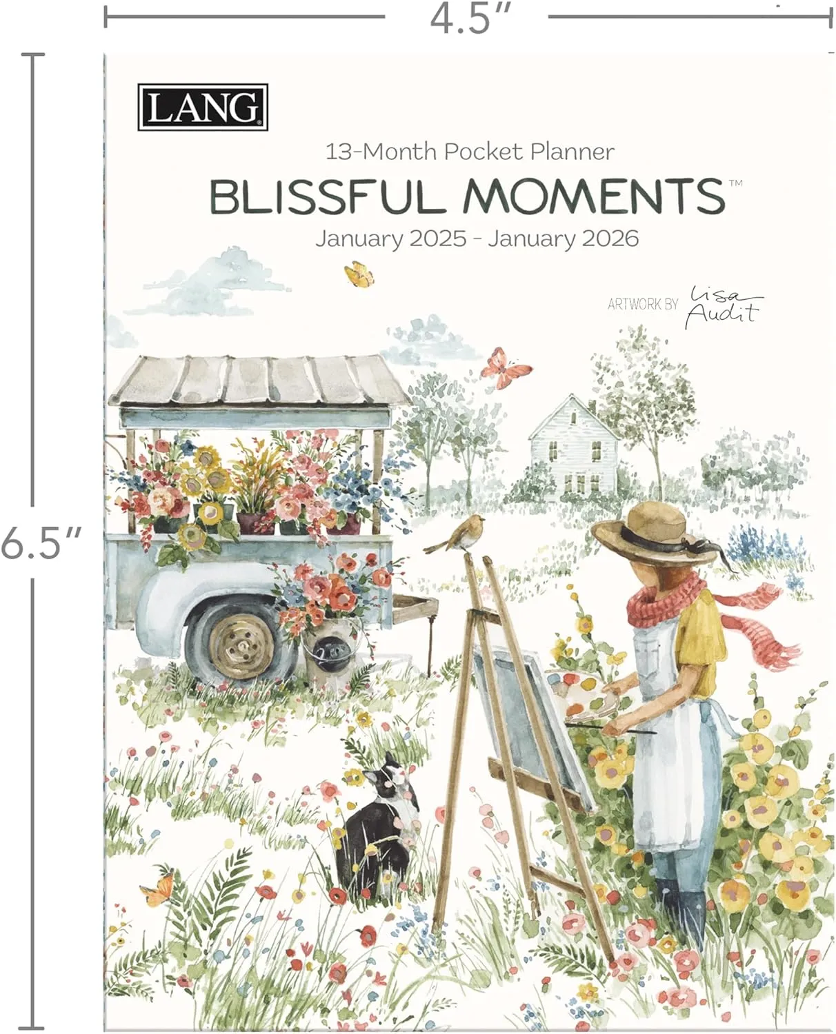 2025 Lang Monthly Pocket Planner - Blissful Moments