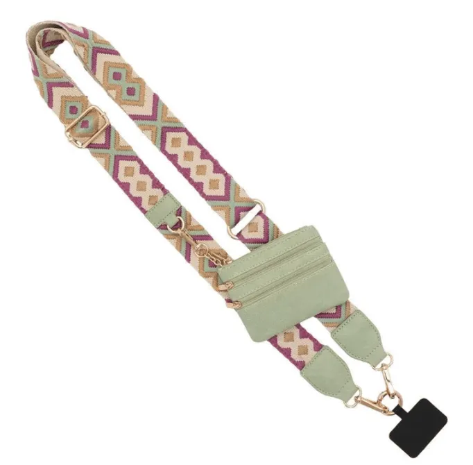 🔥2025🔥  Summer Exclusive 49% OFF - Phone Strap with Zippered Pouch