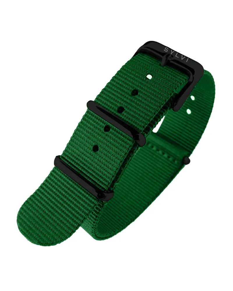 24mm Neon Green Nylon Strap