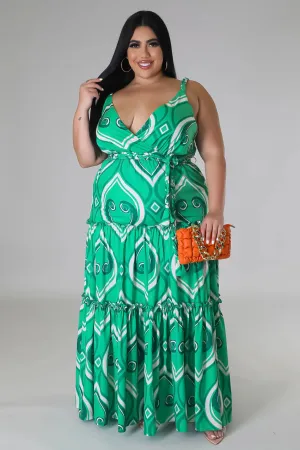 26657XP - TWISTED STRAP SHOULDER DRESS (PLUS)
