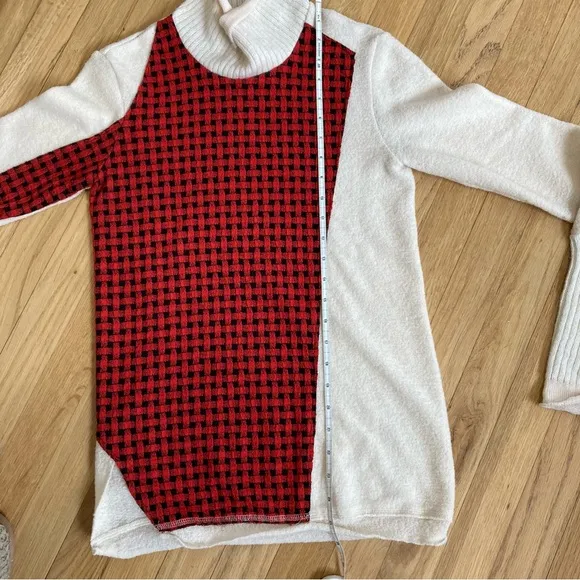 3.1 Phillip Lim Ladies Collage Wool Blend Turtle Neck Sweater Size XS
