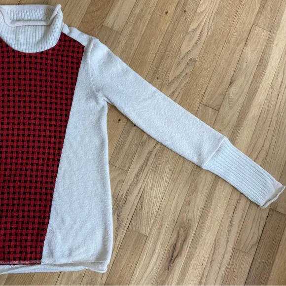 3.1 Phillip Lim Ladies Collage Wool Blend Turtle Neck Sweater Size XS