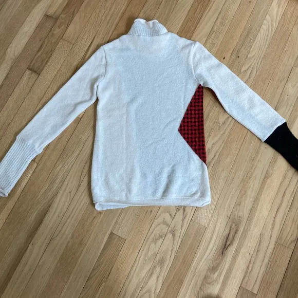 3.1 Phillip Lim Ladies Collage Wool Blend Turtle Neck Sweater Size XS