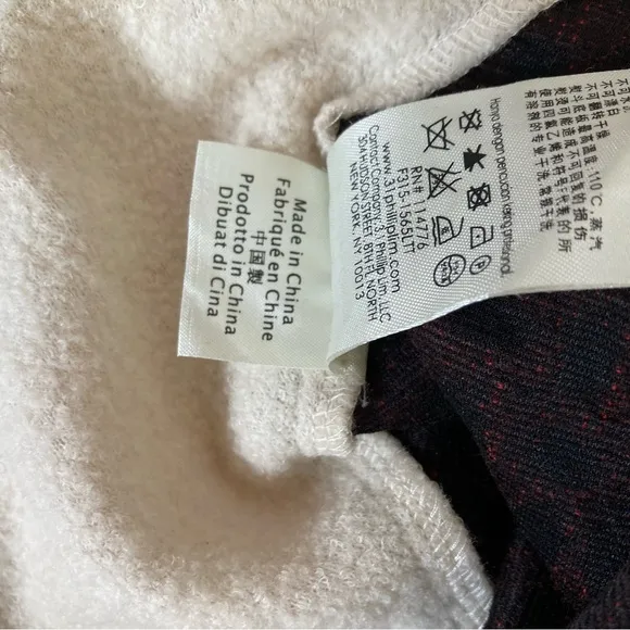 3.1 Phillip Lim Ladies Collage Wool Blend Turtle Neck Sweater Size XS
