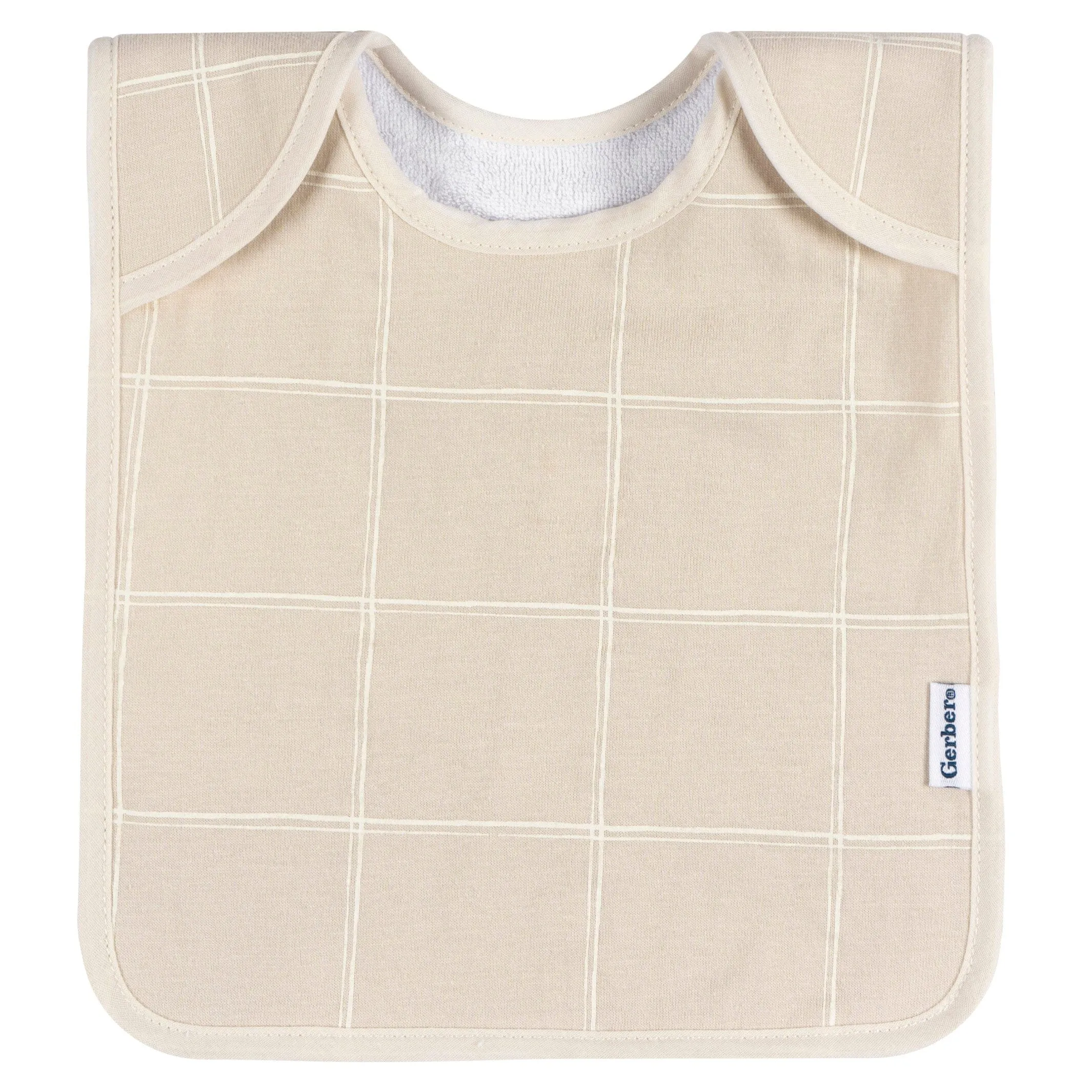 8-Pack Baby Girls Bunny Floral Jersey Lap Shoulder Bibs