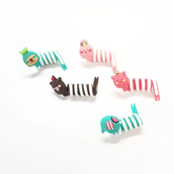 8 Pack: Cartoon Cable Tie Organizer