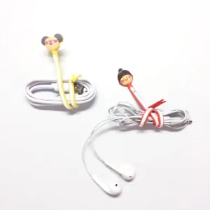 8 Pack: Cartoon Cable Tie Organizer