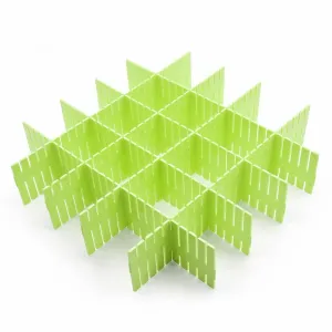 8pcs DIY Plastic Grid Drawer Divider Household Storage ShineMeThickening Housing Spacer Sub-grid Finishing Shelves for Home Tidy Closet Stationary Mak