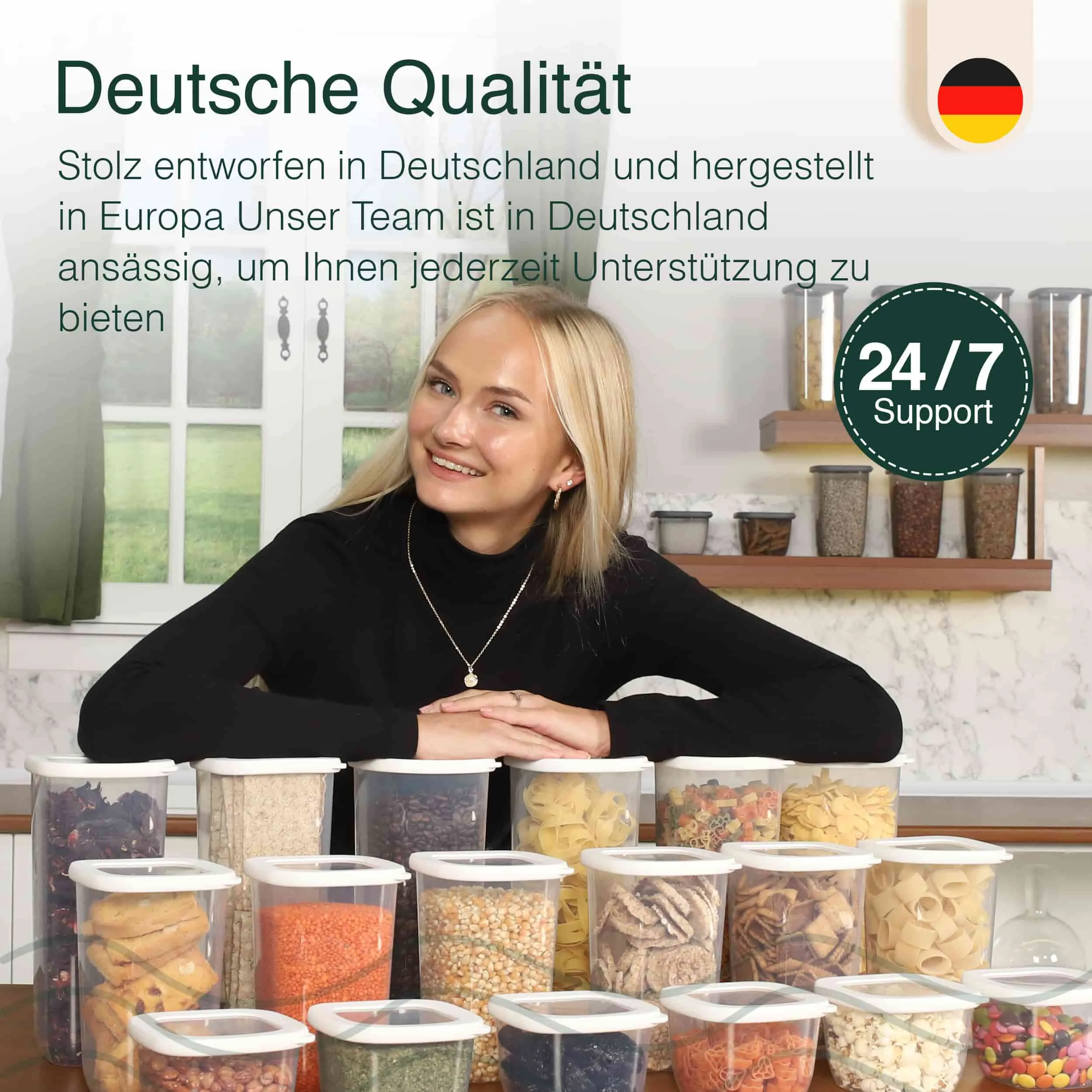9 Mix - Vorratsdosen mit Deckel