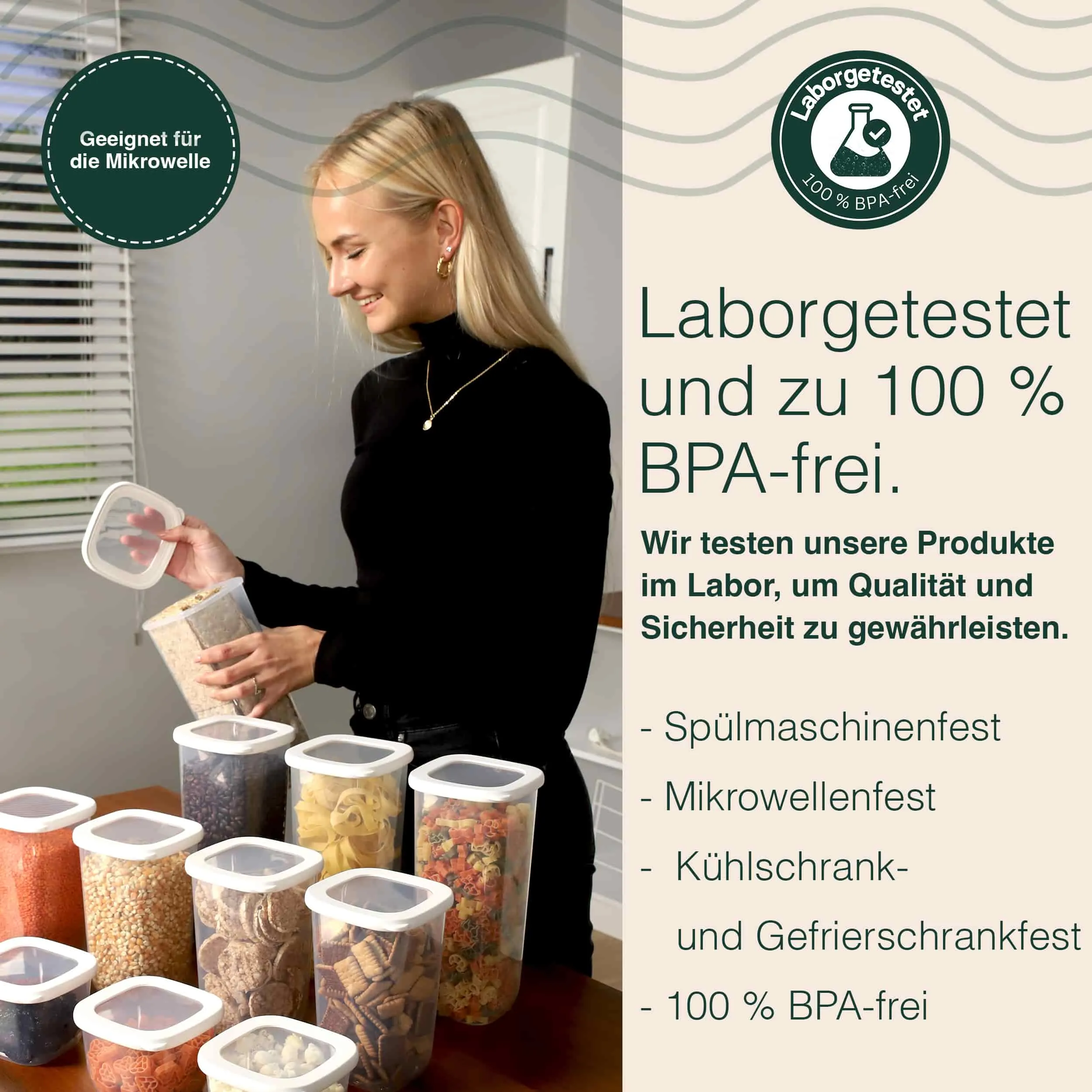 9 Mix - Vorratsdosen mit Deckel