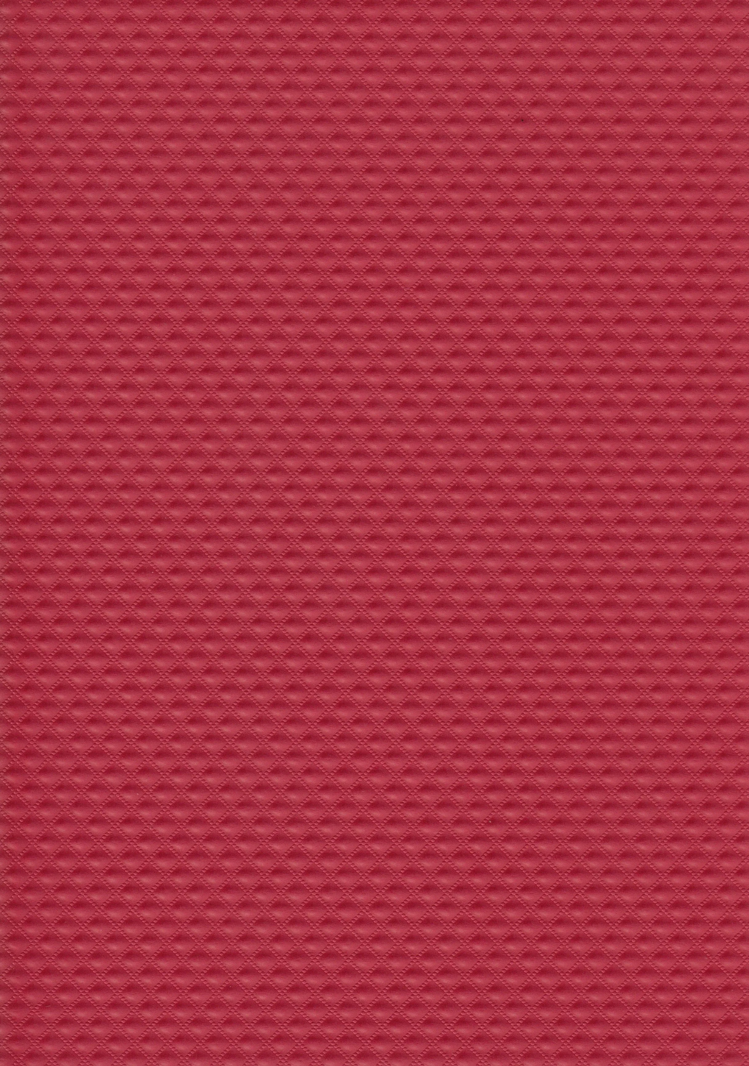A4 Paper / No.93 Embossed Diamond Matt Red