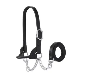AC90-0507 Halter Calf Leather Blk