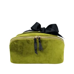 Accordion Box Makeup & Toiletry - Green Velvet