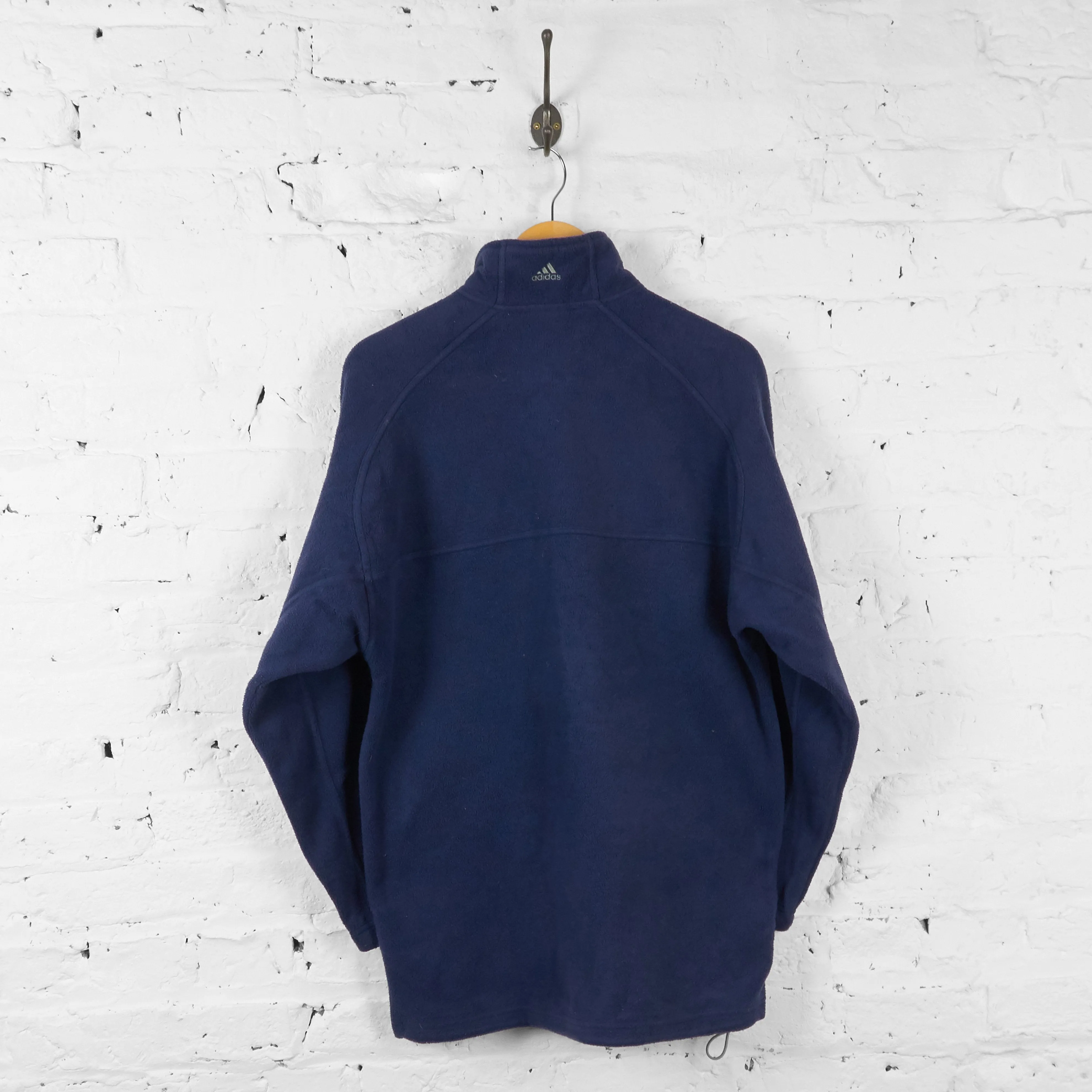 Adidas 90s 1/4 Zip Fleece - Blue  - XL