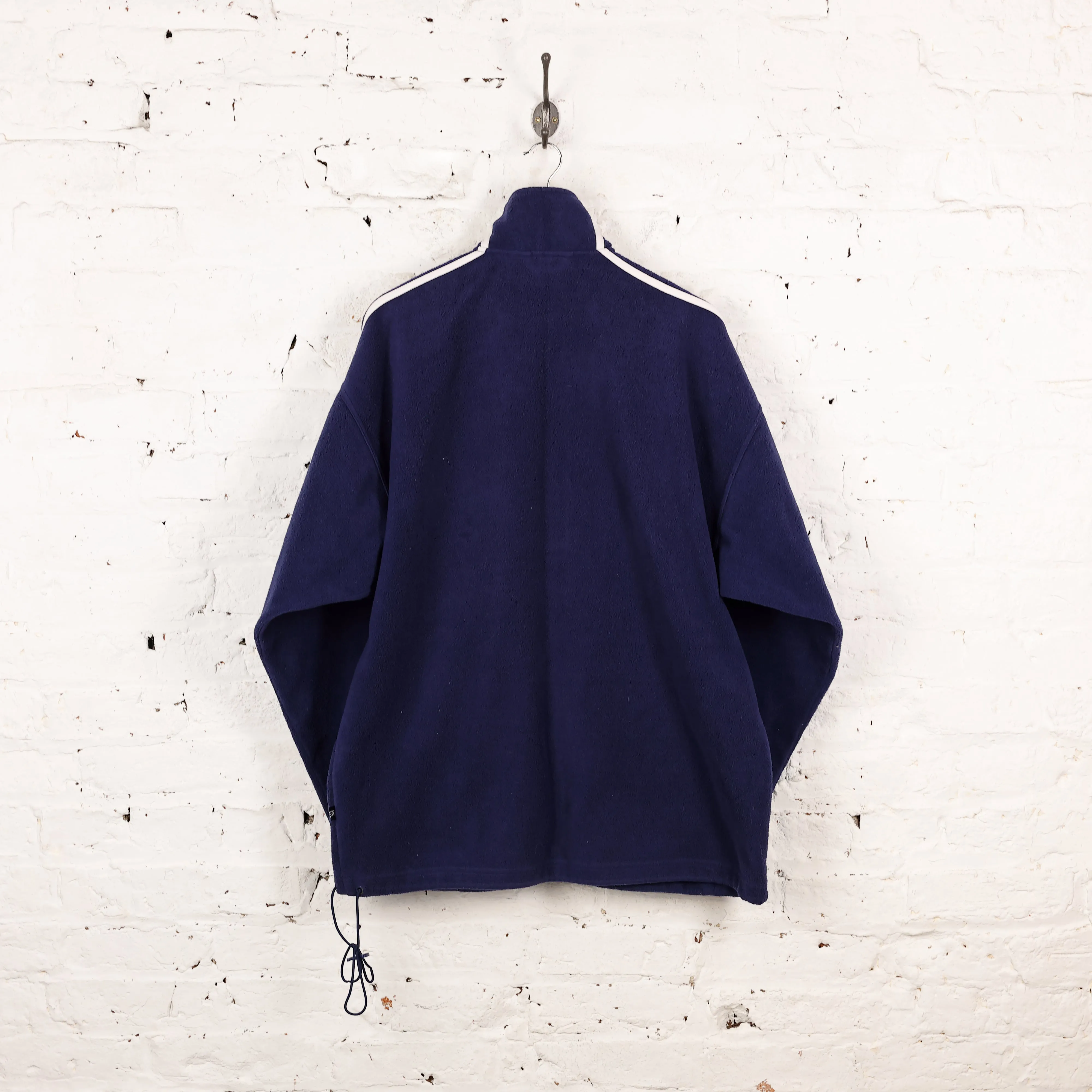 Adidas 90s Full Zip Fleece - Blue - L