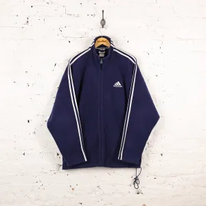 Adidas 90s Full Zip Fleece - Blue - L