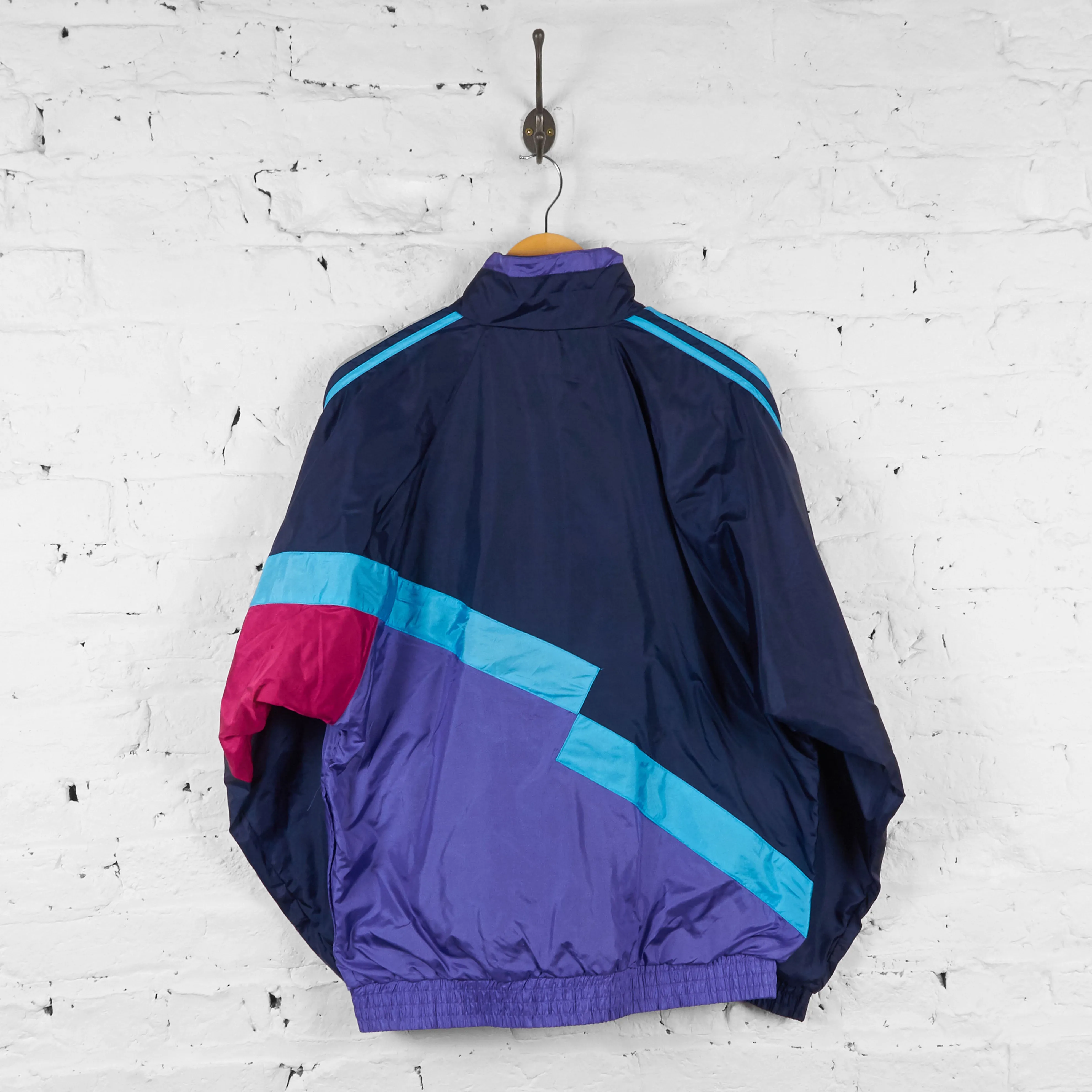 Adidas Shell Tracksuit Top Jacket - Blue - L