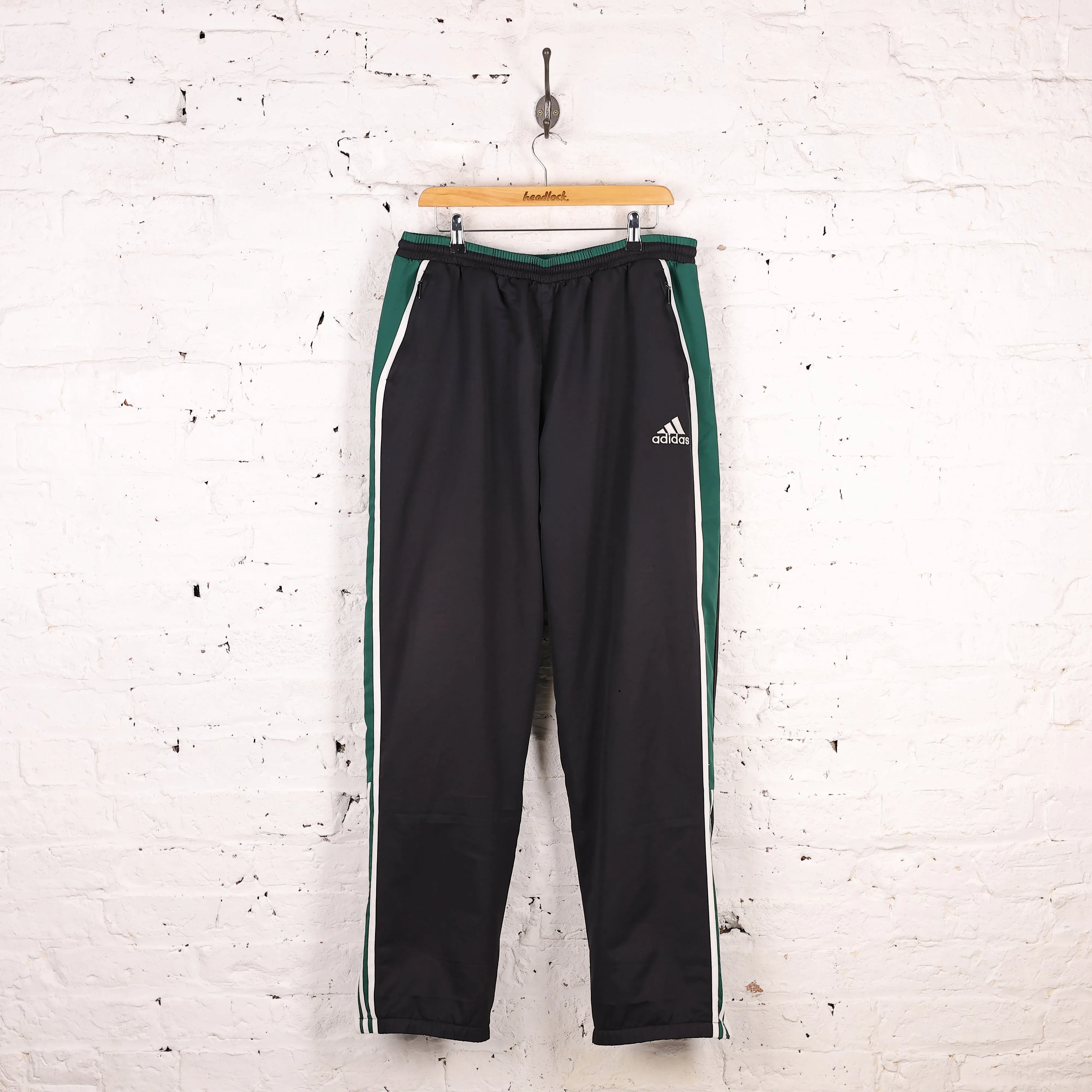 Adidas Tracksuit Bottoms Pants - Black - L