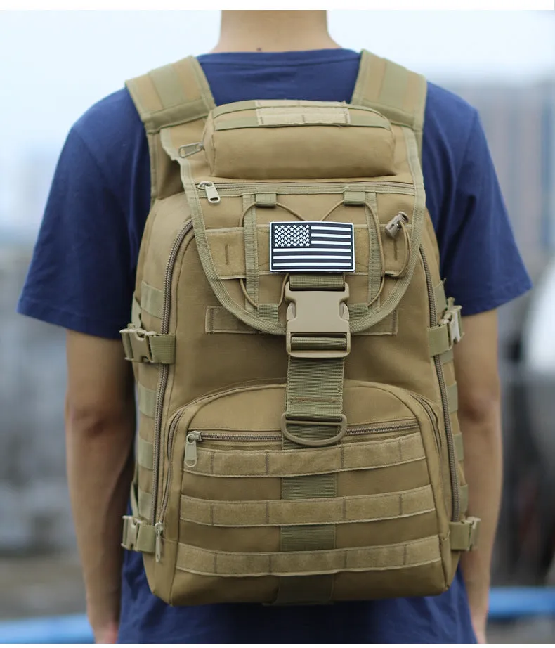 Adventurer Series Tactical Backpack Assault Backpack, 1000D Nylon, 40L