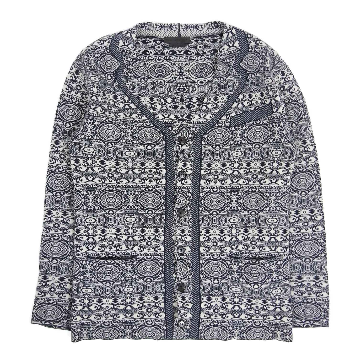 Alexander McQueen Patterned Cardigan Size Large