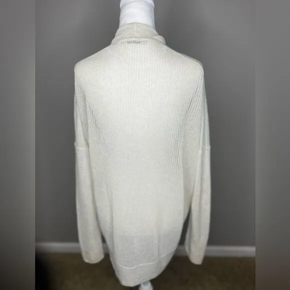 All Saints cable knit lightweight cardigan