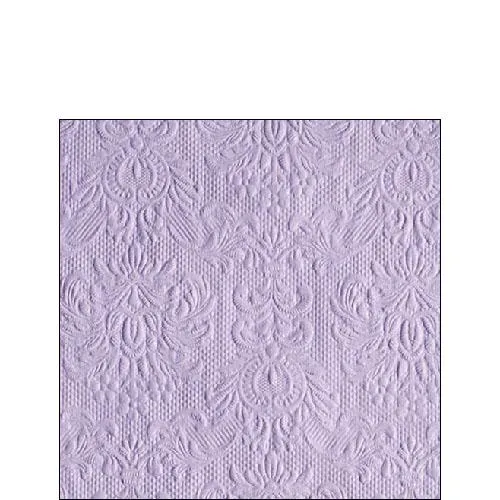 Ambiente Embossed Napkin Elegance Lavender - Large