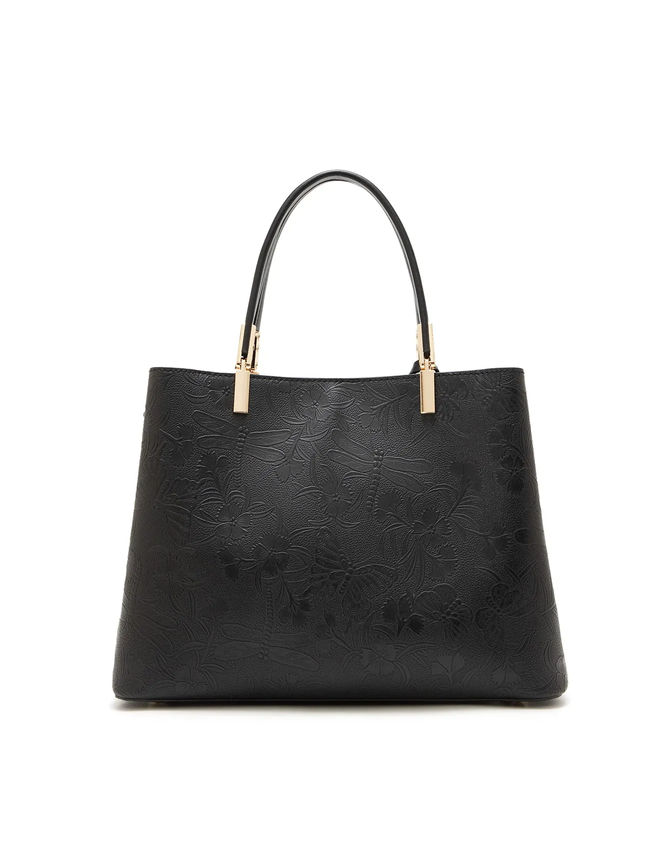 ANNABELLA VEGAN TRIPLE COMPARTMENT BAG- XB-2347-BLK- NEW IN
