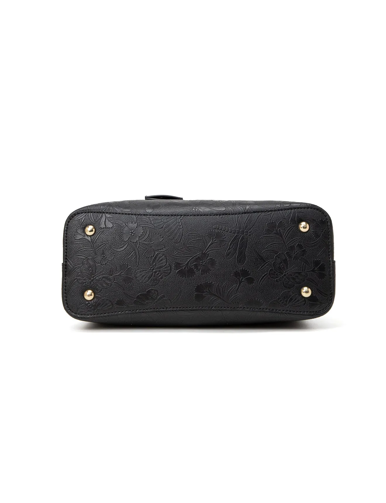 ANNABELLA VEGAN TRIPLE COMPARTMENT BAG- XB-2347-BLK- NEW IN