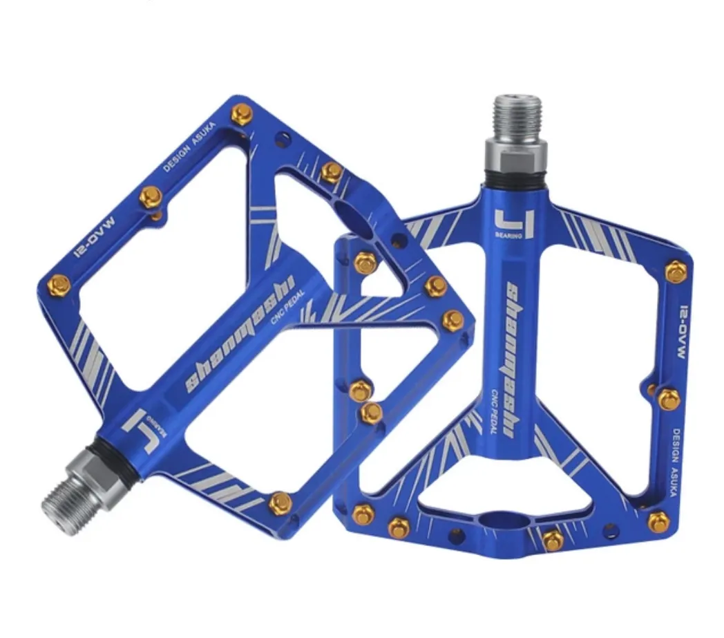 Anodized Lightweight Aluminum MTB Pedals