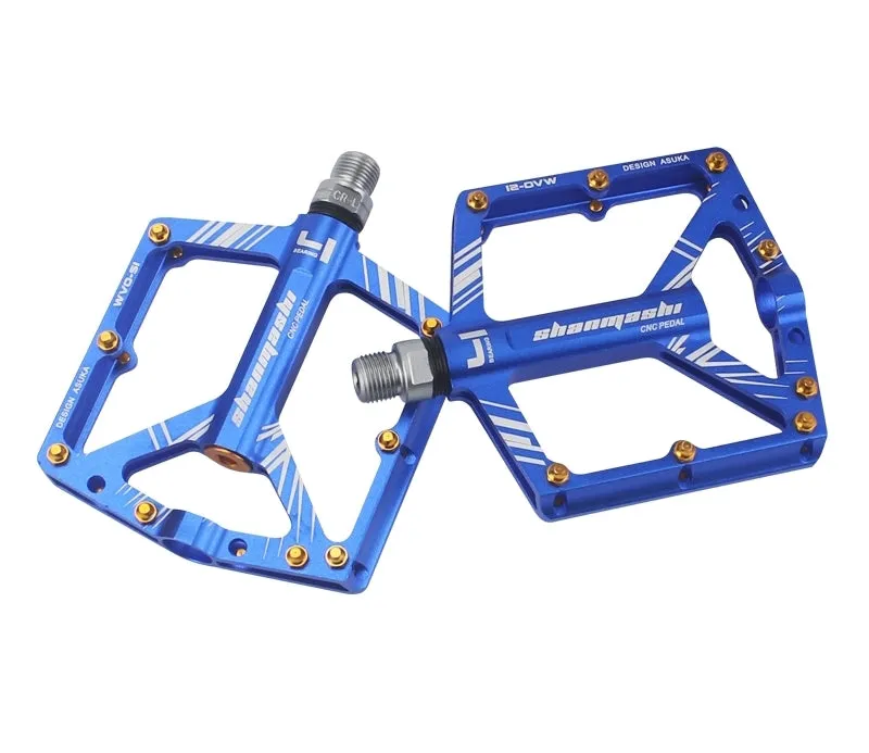 Anodized Lightweight Aluminum MTB Pedals