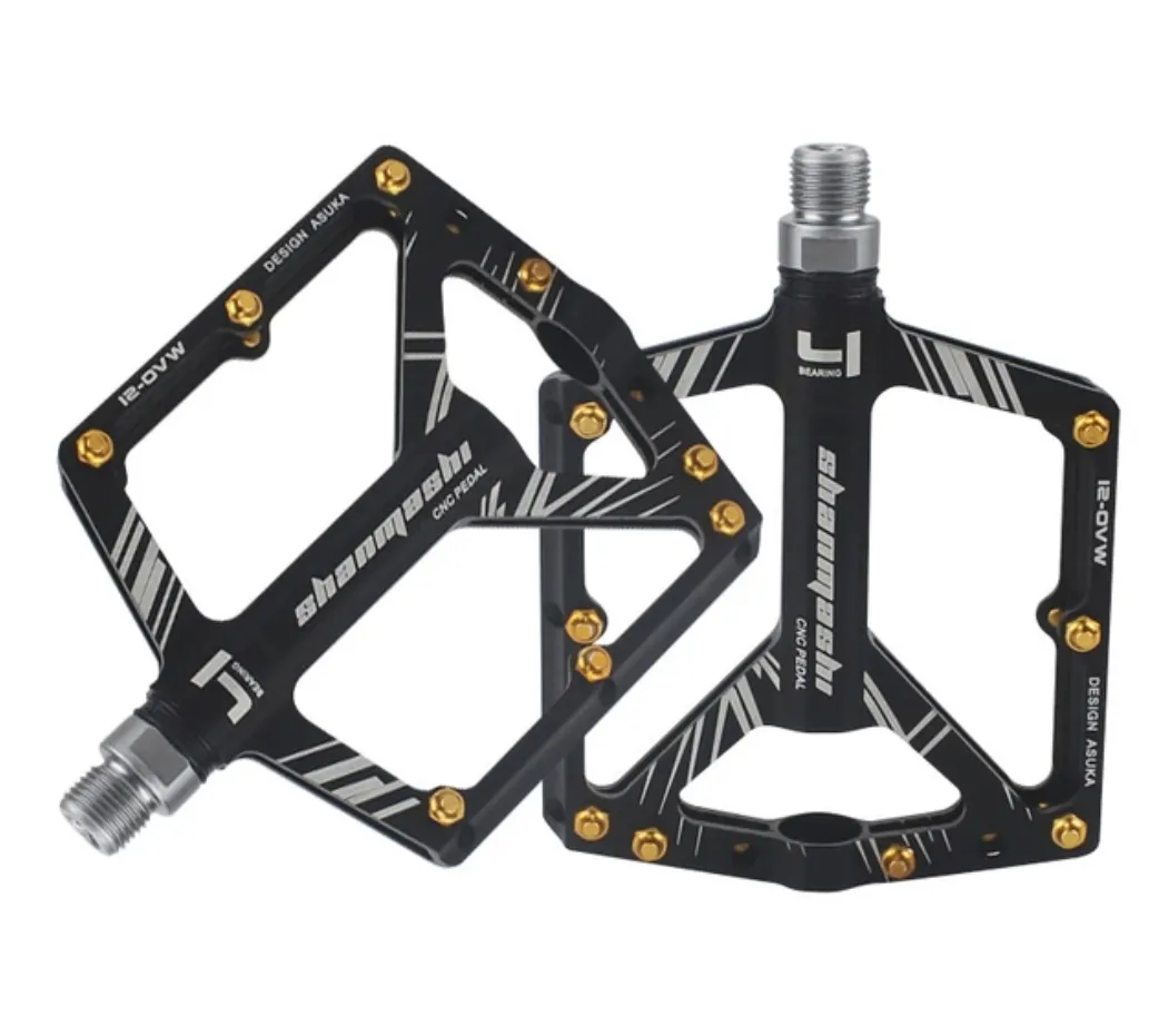Anodized Lightweight Aluminum MTB Pedals