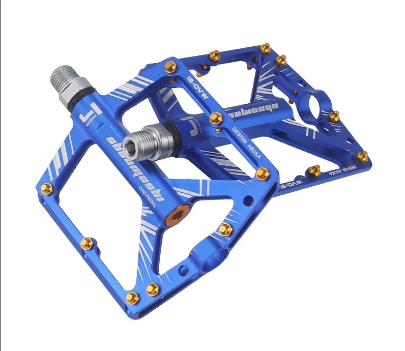 Anodized Lightweight Aluminum MTB Pedals