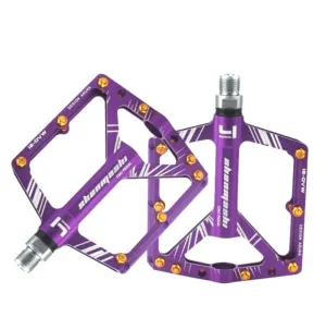 Anodized Lightweight Aluminum MTB Pedals