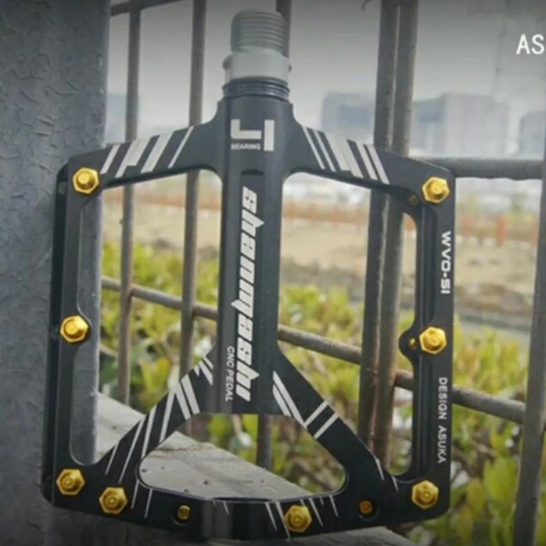 Anodized Lightweight Aluminum MTB Pedals