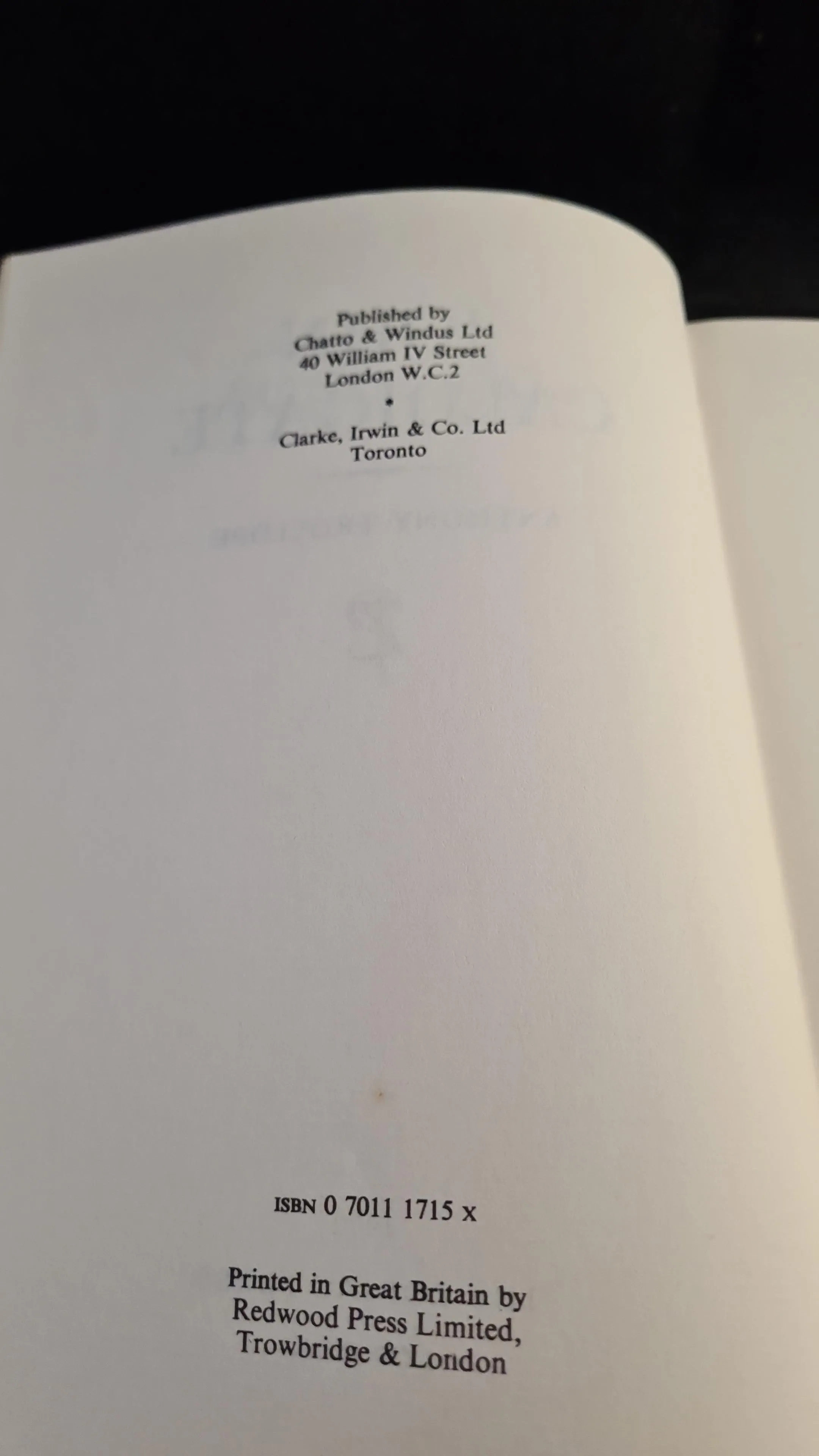 Anthony Trollope - John Caldigate, Zodiac Press, 1972
