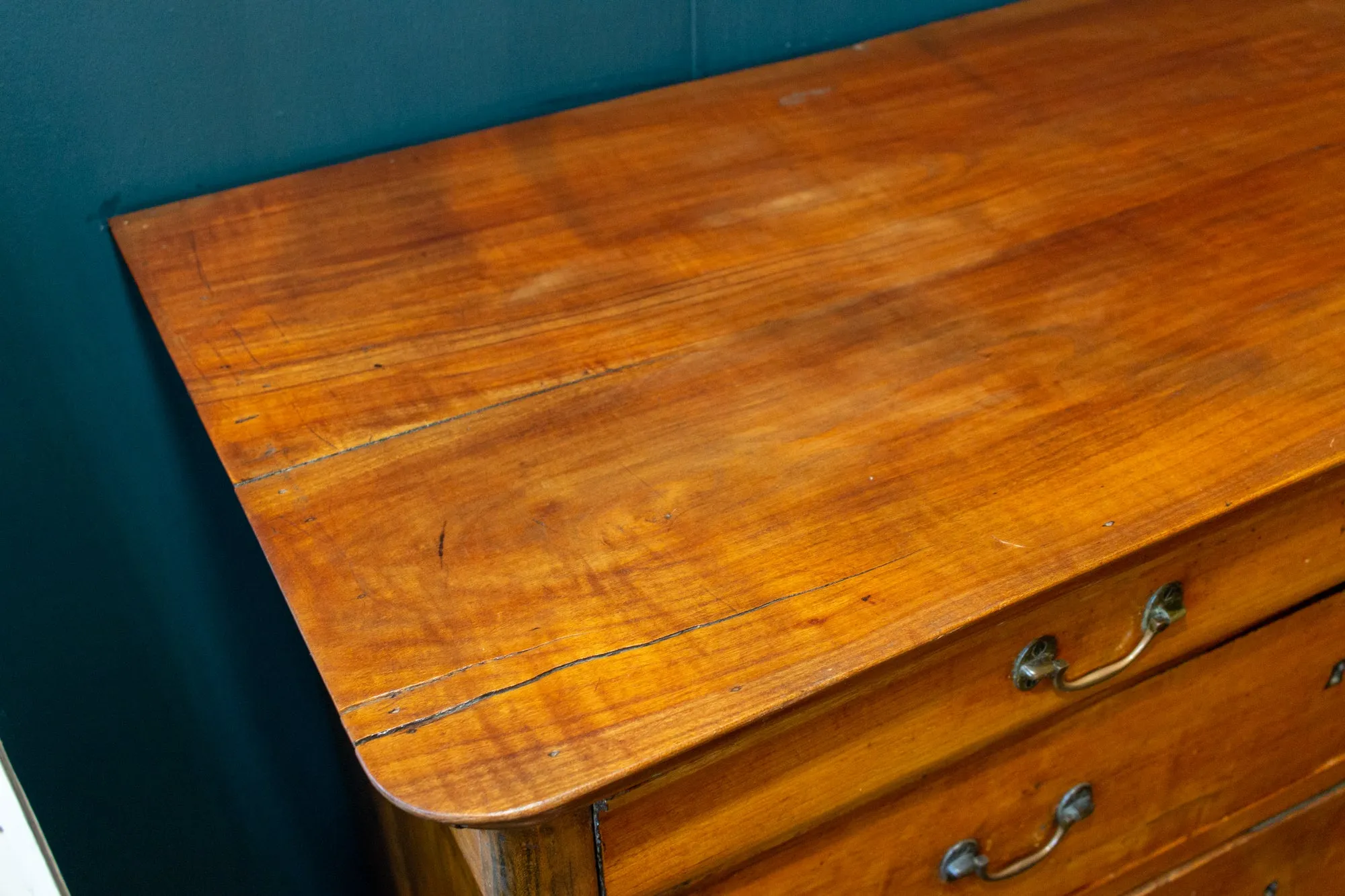 Antique French Elm Louis Philippe Style Commode, circa 1900