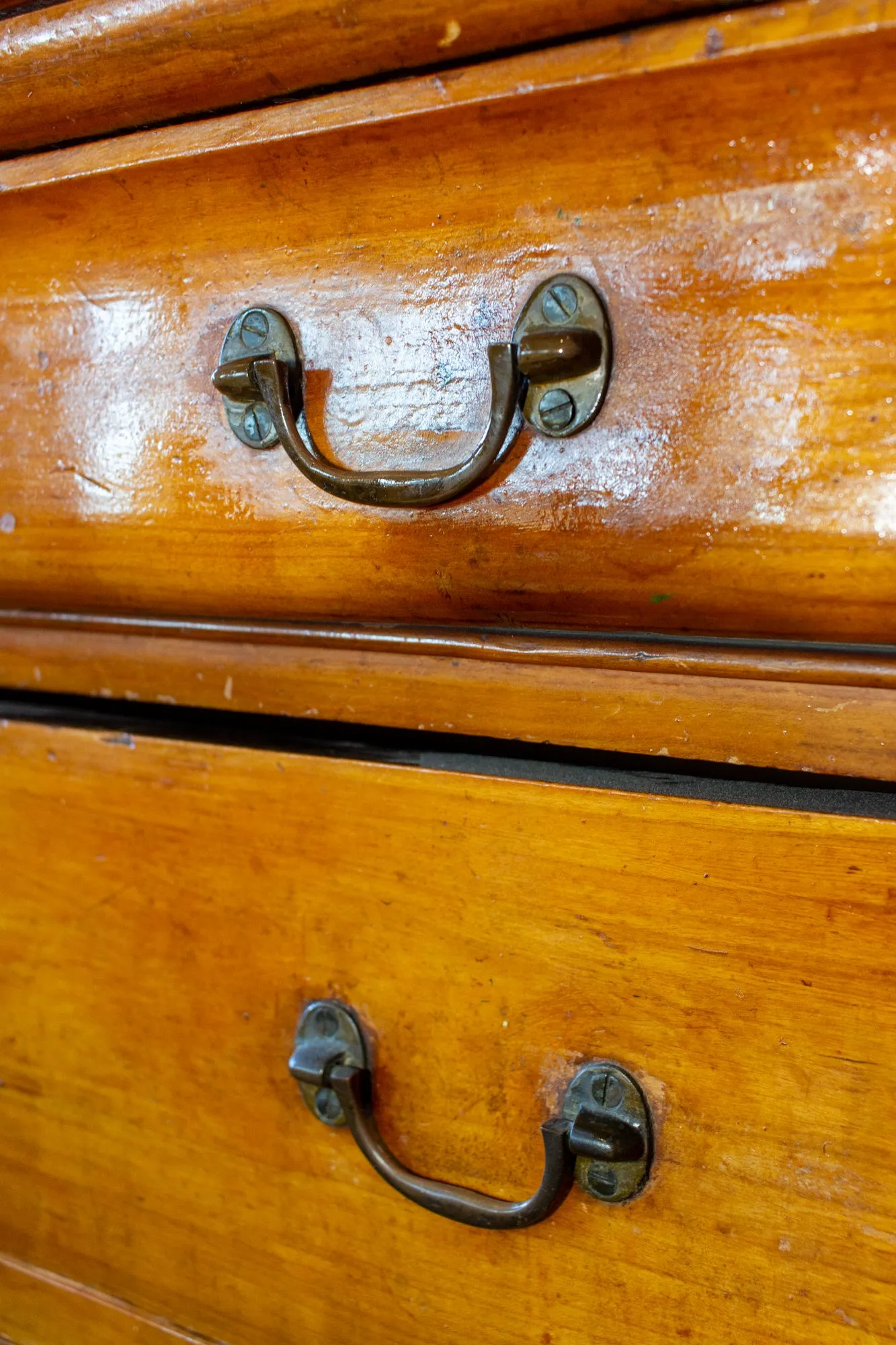 Antique French Elm Louis Philippe Style Commode, circa 1900